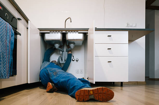Professional Plumbing technician working in Milano, TX